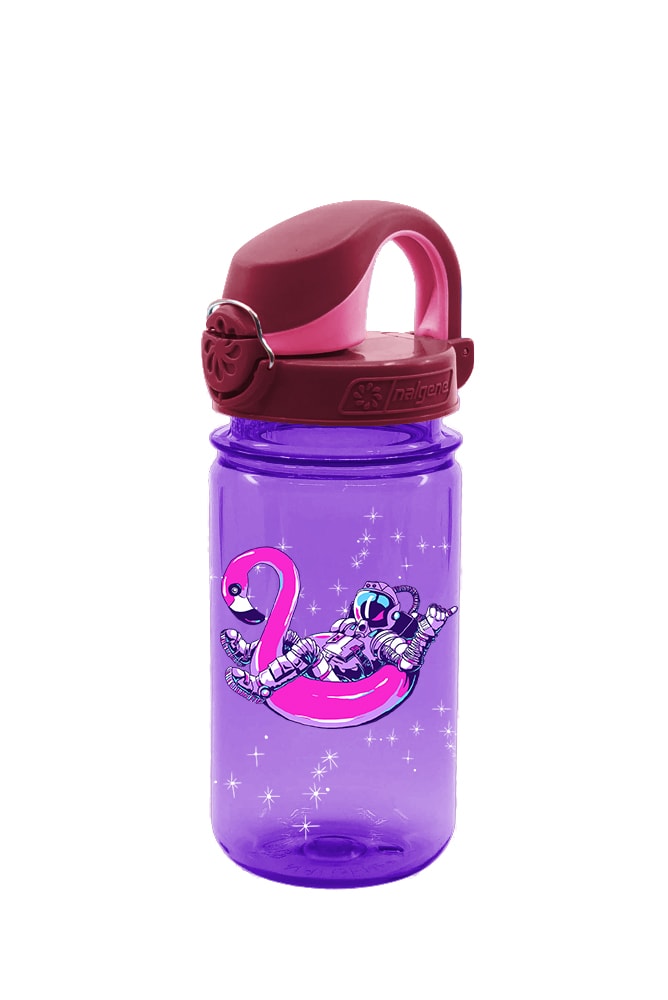 Nalgene product image: 12oz On-The-Fly Kids Lock-Top Bottle with Graphics G1 — 12oz On-The-Fly Kids Lock-Top Bottle with Graphics