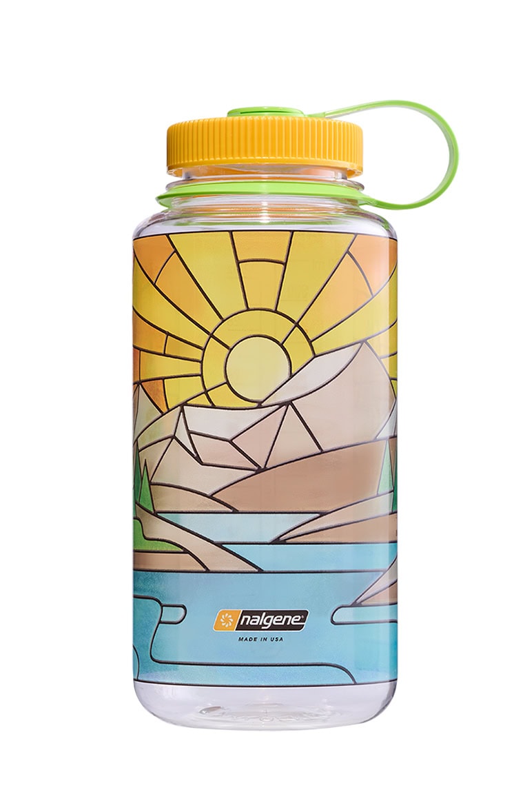 Nalgene product detail: 32oz Wide Mouth Stained Glass Print Bottles J4 — 32oz Wide Mouth Stained Glass Print Bottles