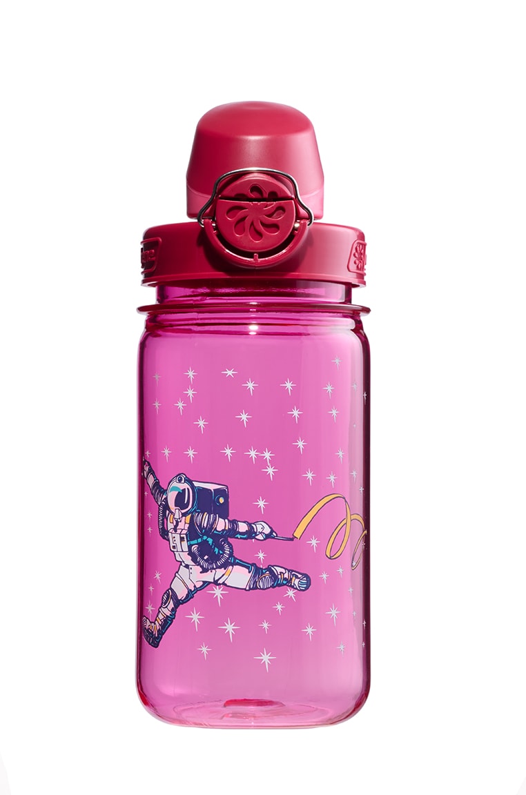 Nalgene product image: 12oz On-The-Fly Kids Lock-Top Bottle with Graphics G1 — 12oz On-The-Fly Kids Lock-Top Bottle with Graphics